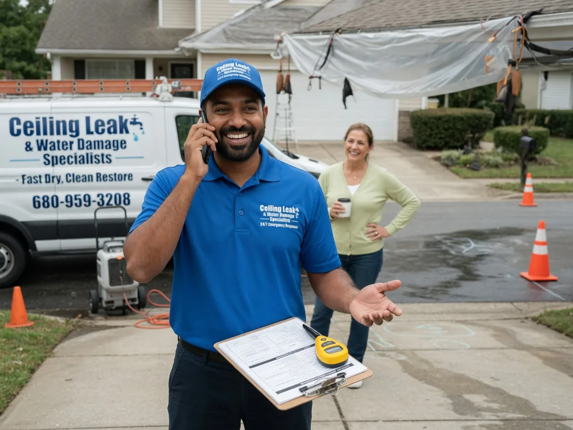 Ceiling Leak Cleanup Aspermont, TX FAQs
